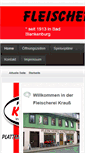 Mobile Screenshot of fleischerei-krauss.de